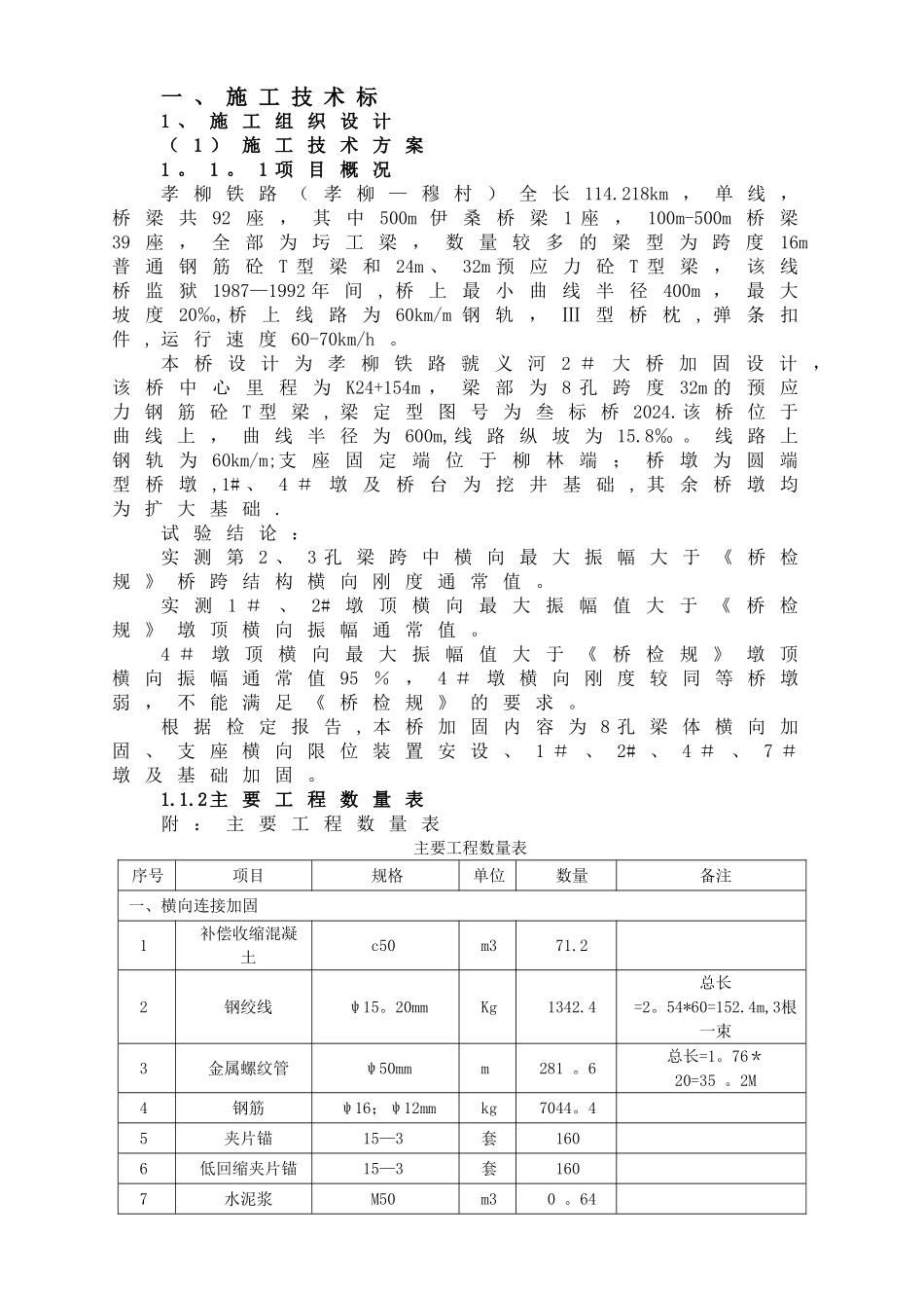 既有铁路大桥加固施工方案_第1页