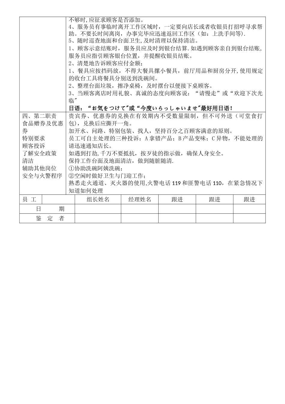 日本料理服务员培训流程_第2页