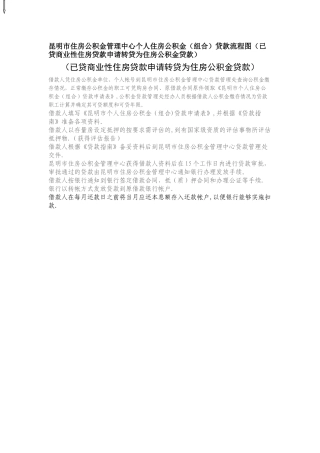 昆明市住房公积金管理中心个人住房公积金