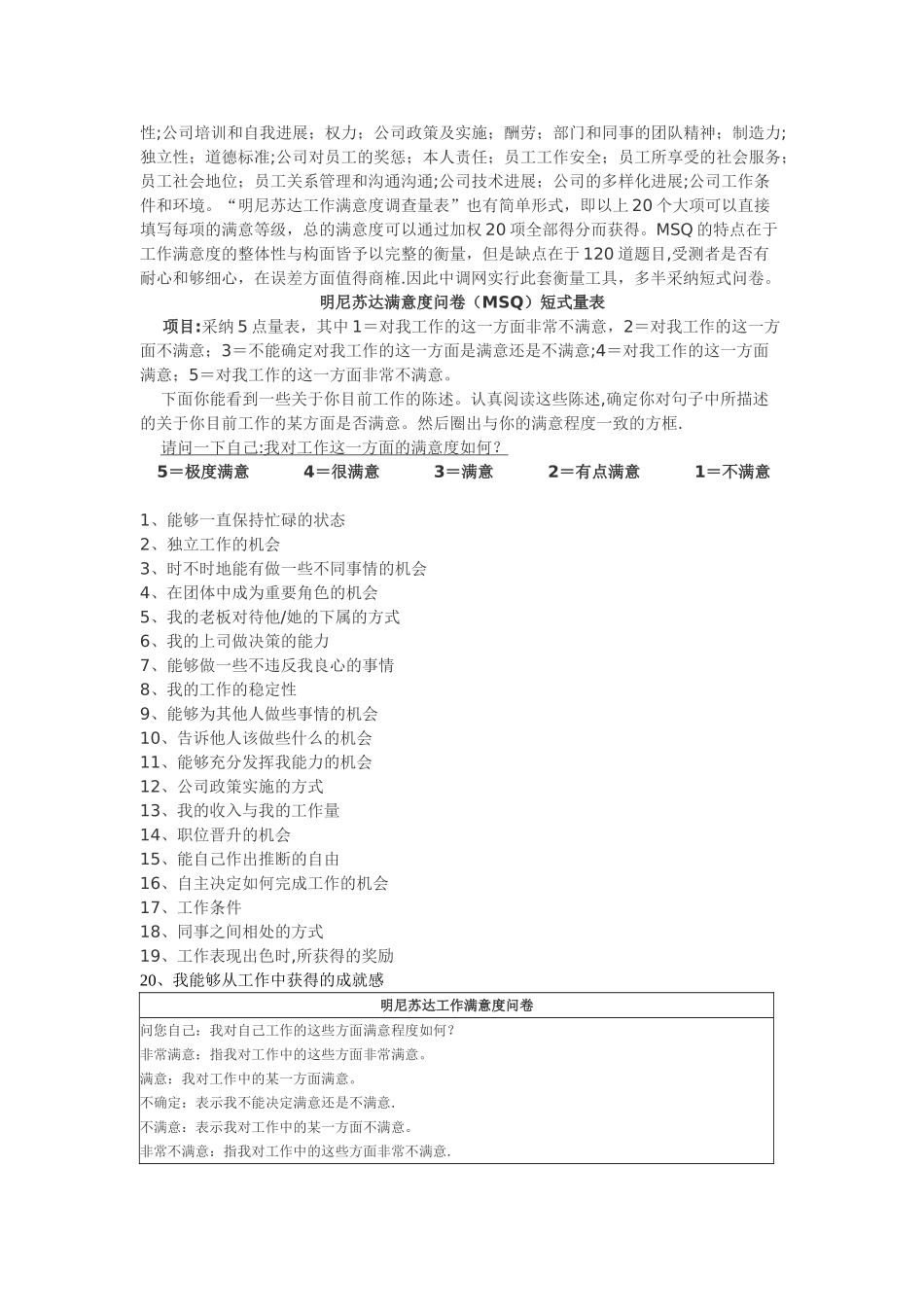明尼苏达满意度量表_第2页