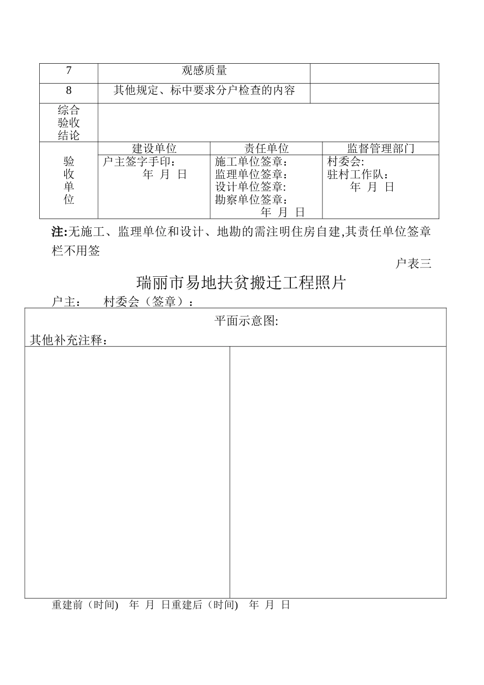 易地扶贫搬迁工程质量分户验收记录_第2页