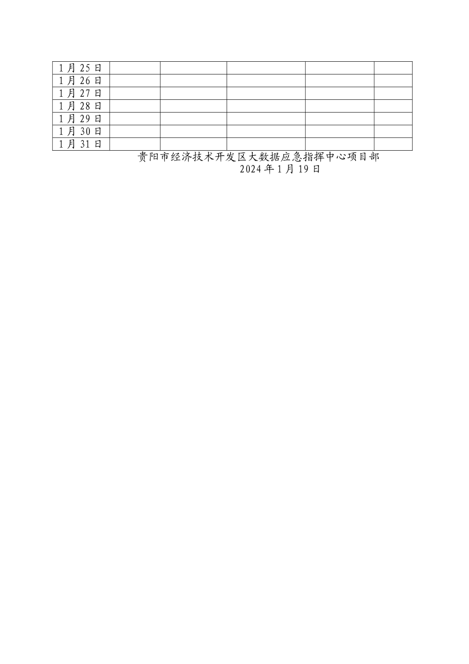 春节期间工地人员值班表_第2页