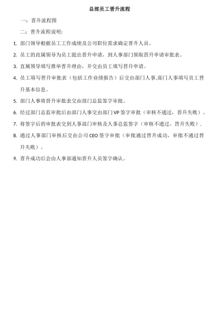 晋升流程图及细则