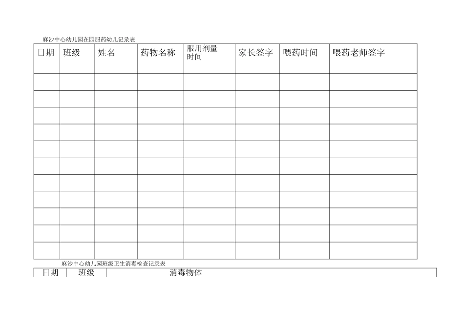 晨午检及全日健康观察记录表_第2页