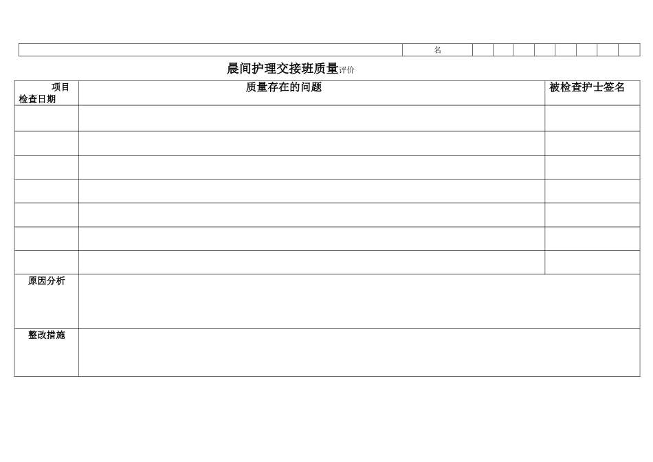 晨间护理交接班质量评分标准[1]_第2页