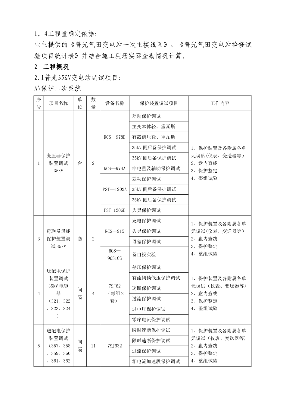 普光气田220kV变电站定期检修项目施工组织设计_第2页