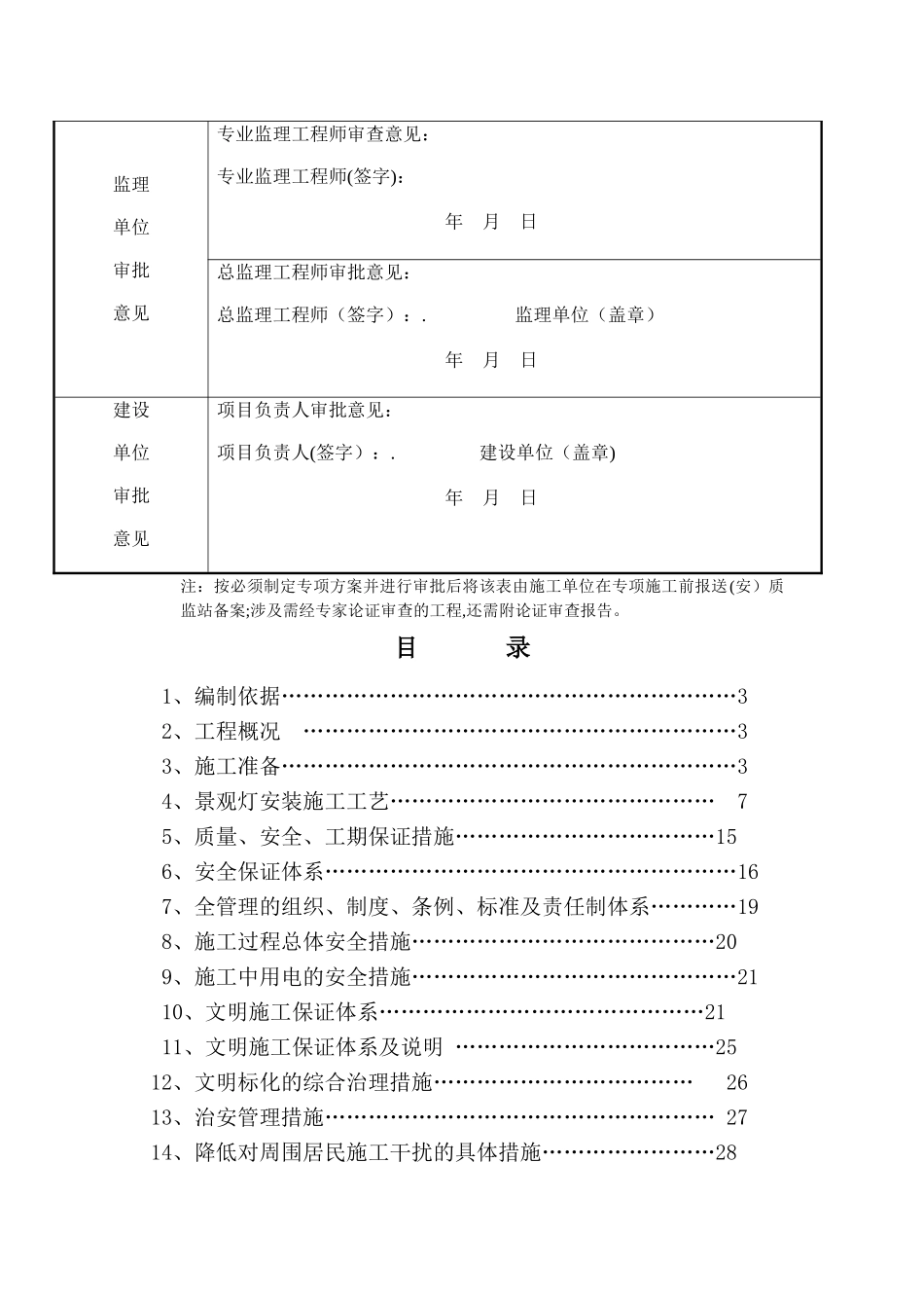 景观灯安装施工专项方案_第2页