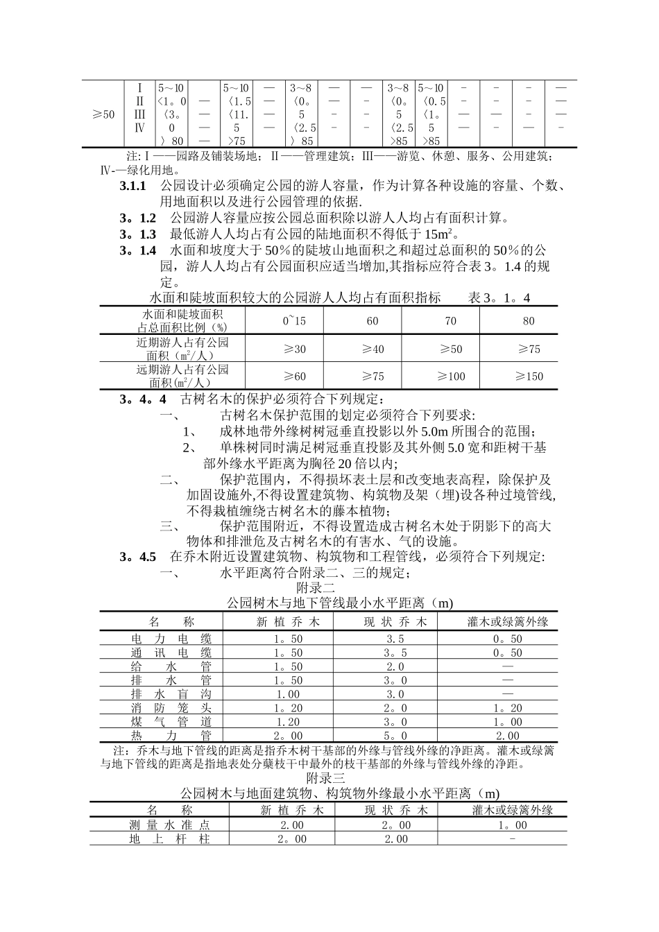 景观设计的工程技术标准强条汇总_第3页
