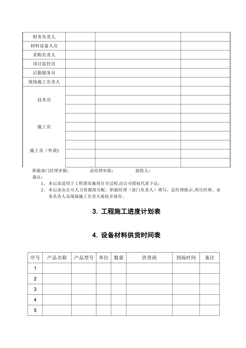 智能化系统施工表格_第3页