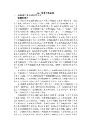 暂堵压裂技术服务方案