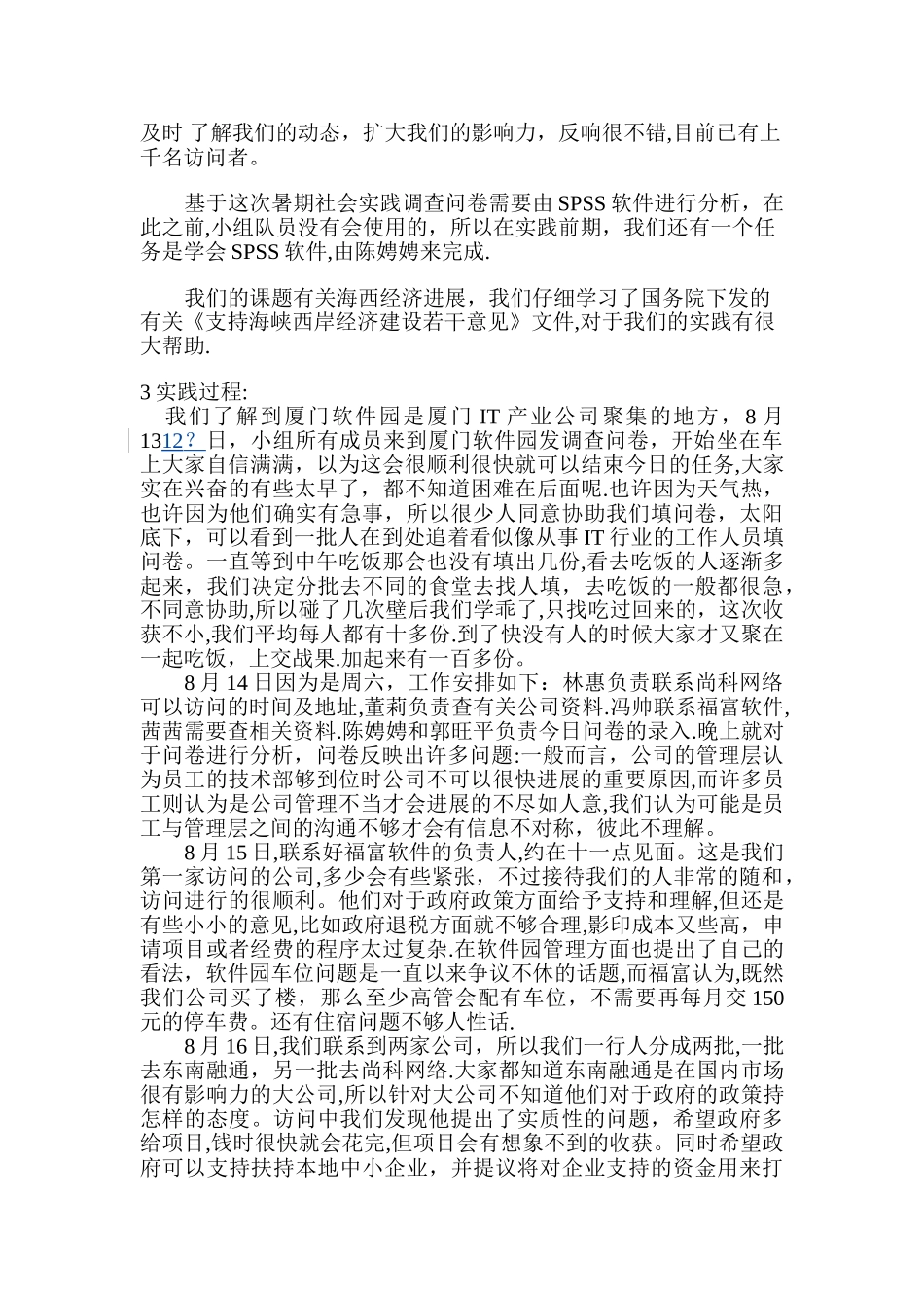 暑期社会实践团队总结报告_第2页