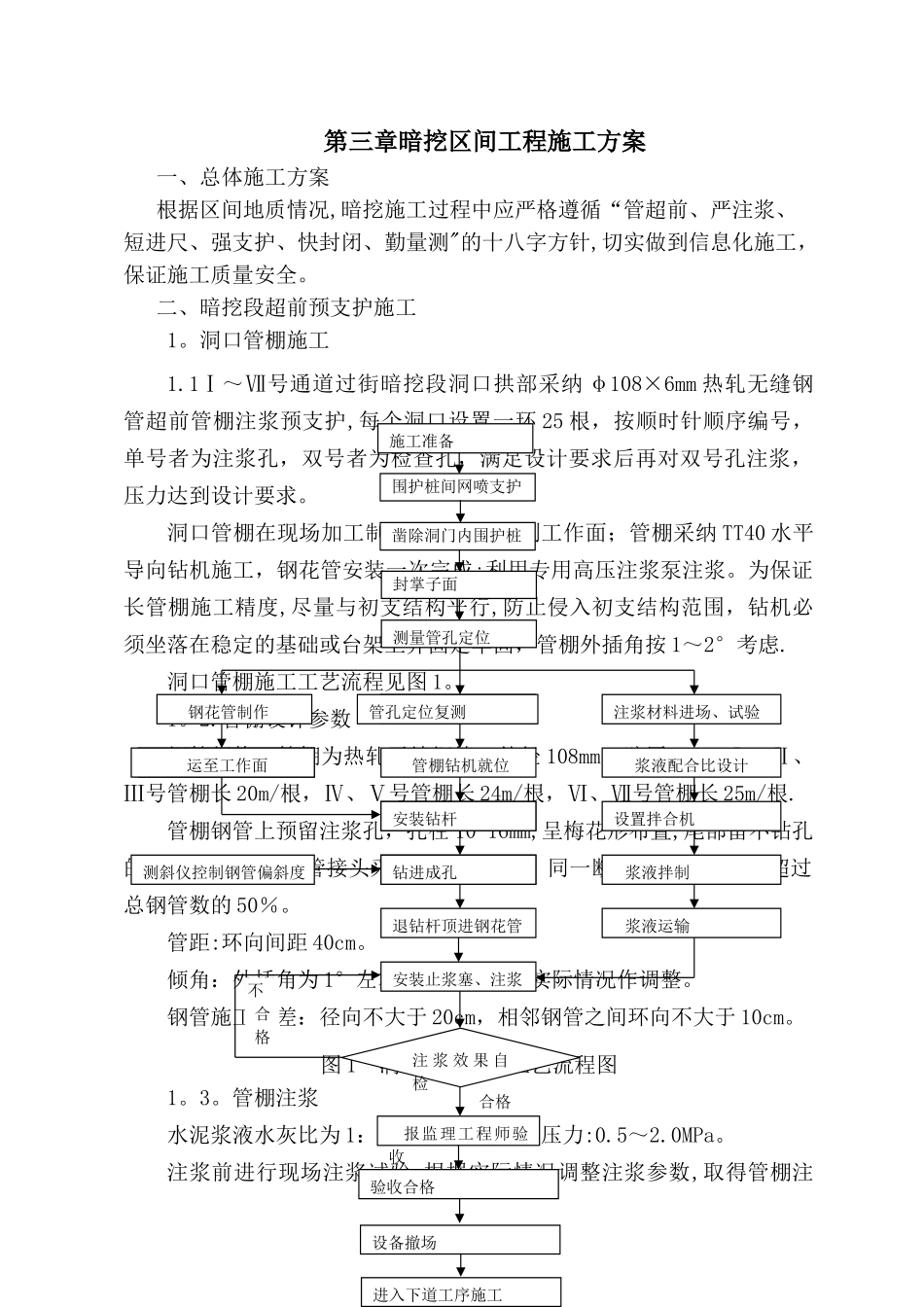 暗挖区间工程施工方案_第1页