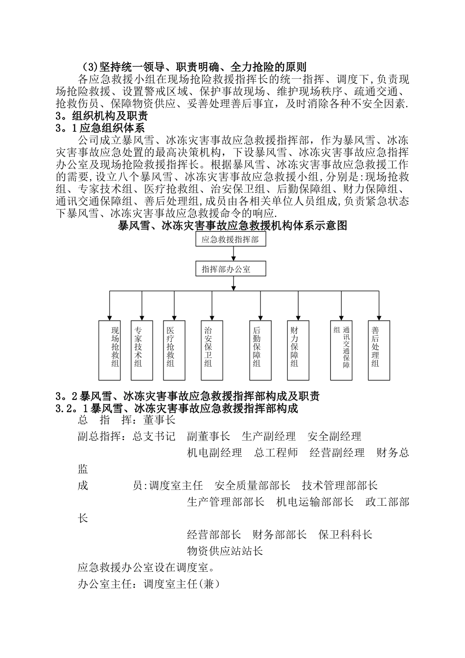 暴风雪应急预案及处置方案_第3页