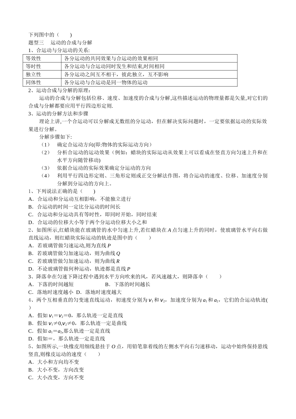 曲线运动题型总结_第2页