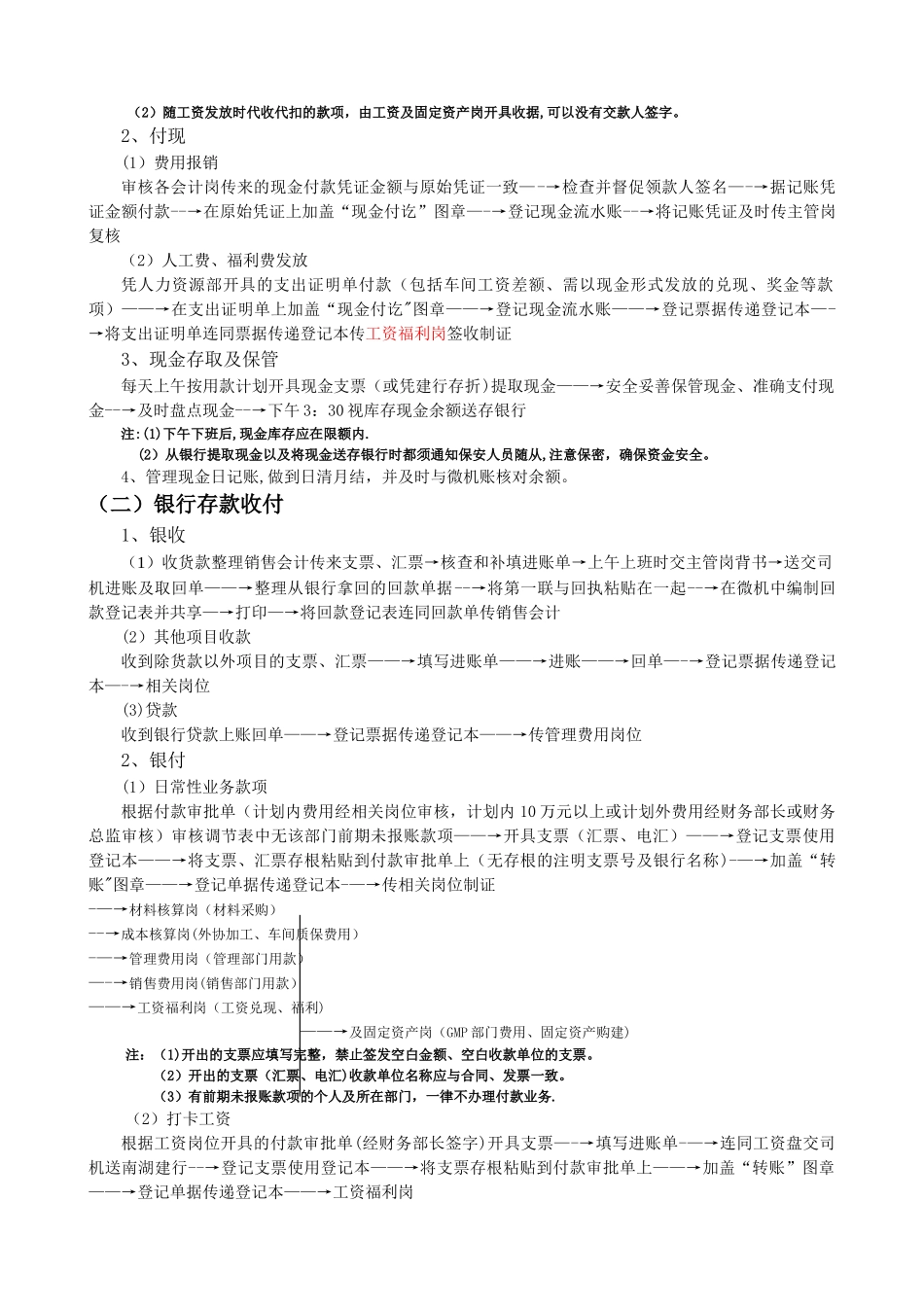 最全最新的财务工作流程_第2页