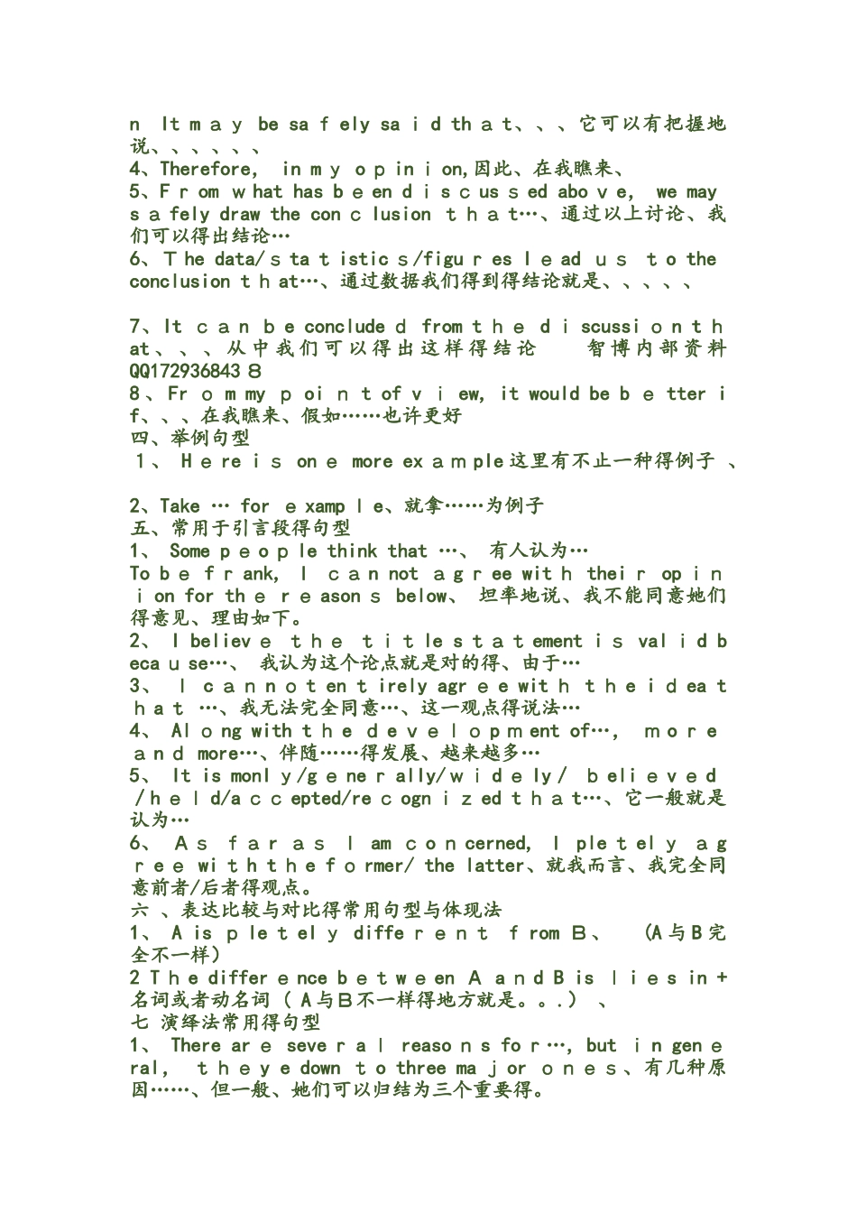 2025年专升本英语作文万能句子_第2页