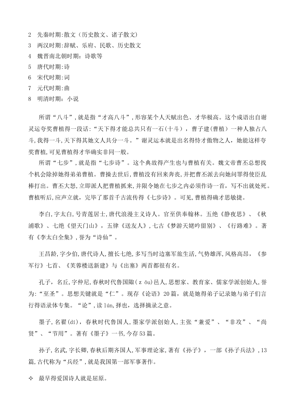 2025年中学生文化常识_第2页