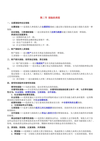 2025年第20讲 第八章 保险基础知识与应用新版
