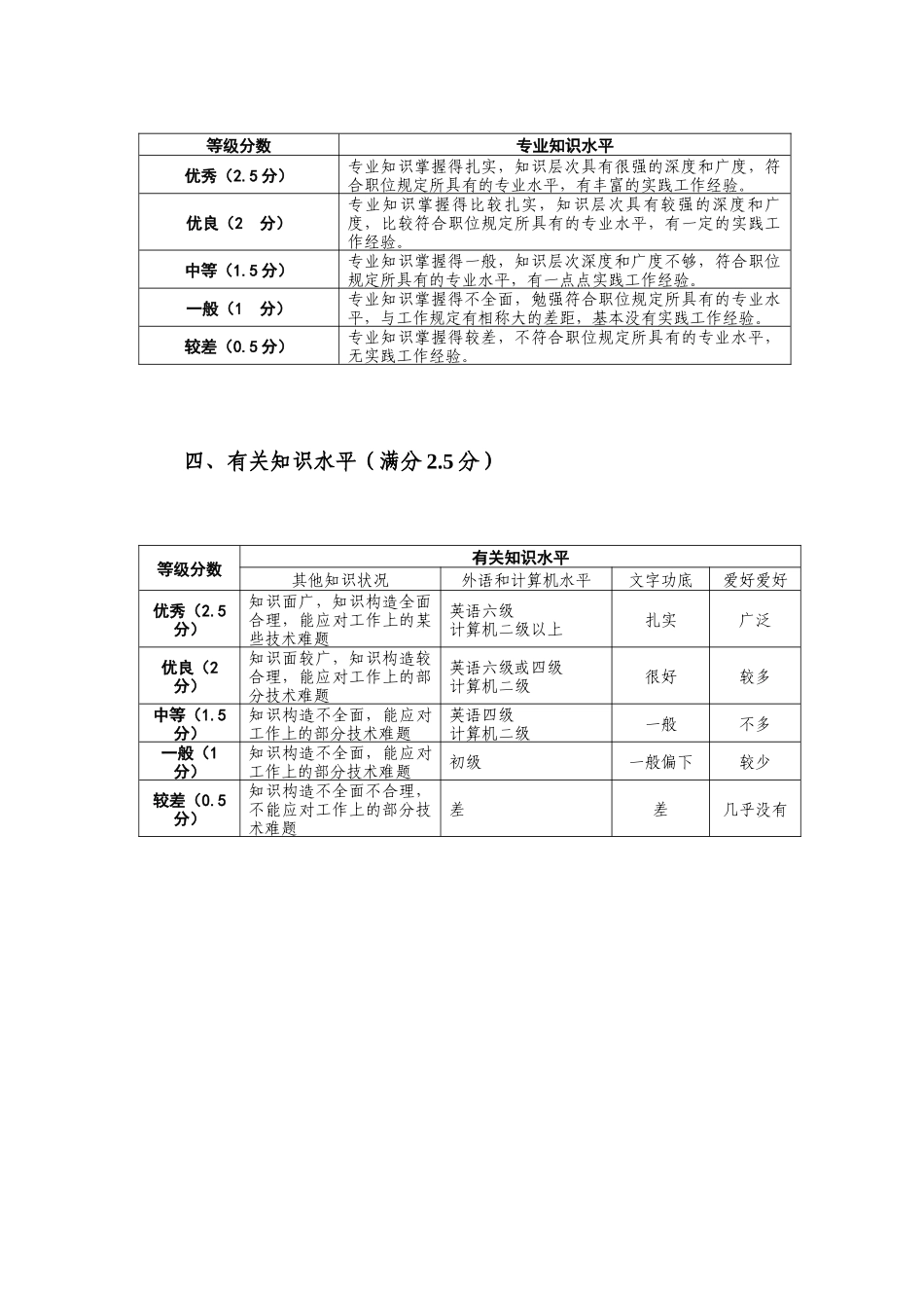 2025年面试评分标准_第3页