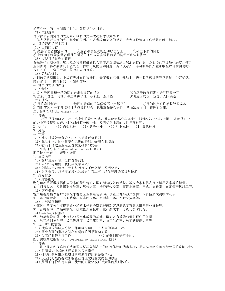 2025年绩效管理知识点总结_第2页