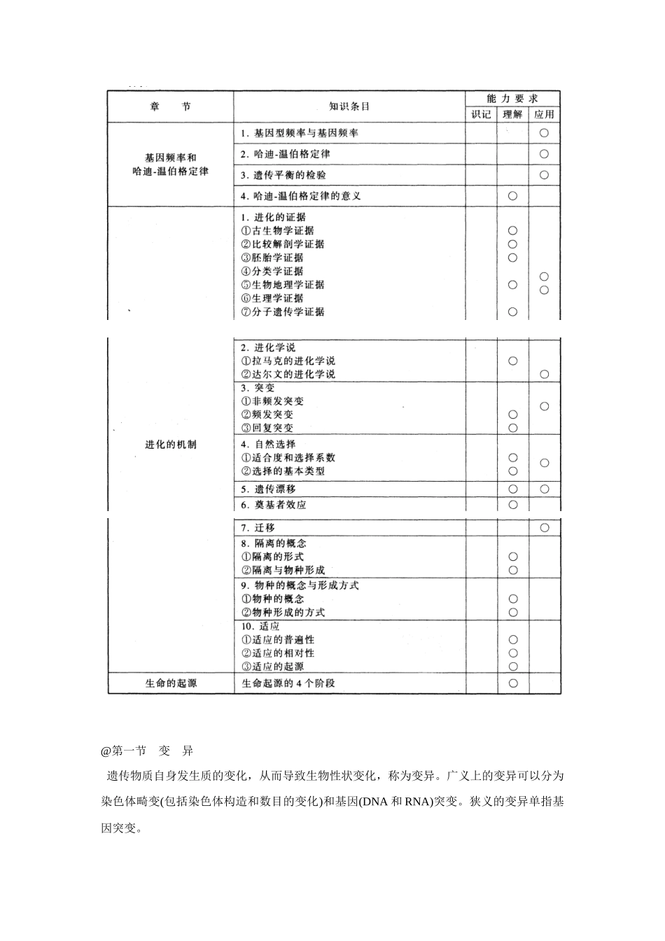 2025年高中生物竞赛辅导遗传学与进化_第2页