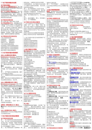 2025年自考《电商网站设计原理》精要