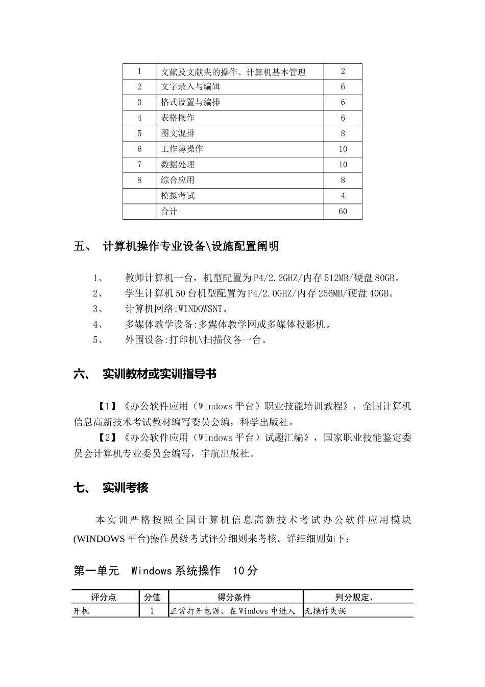 2025年计算机操作员考证CITT培训大纲_第3页