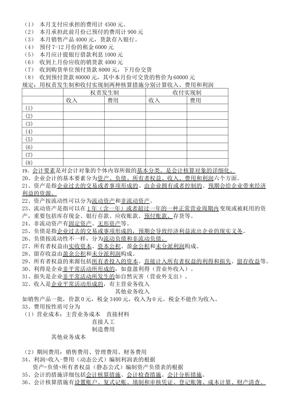 2025年江苏省会计上岗证考前培训重点归纳_第2页