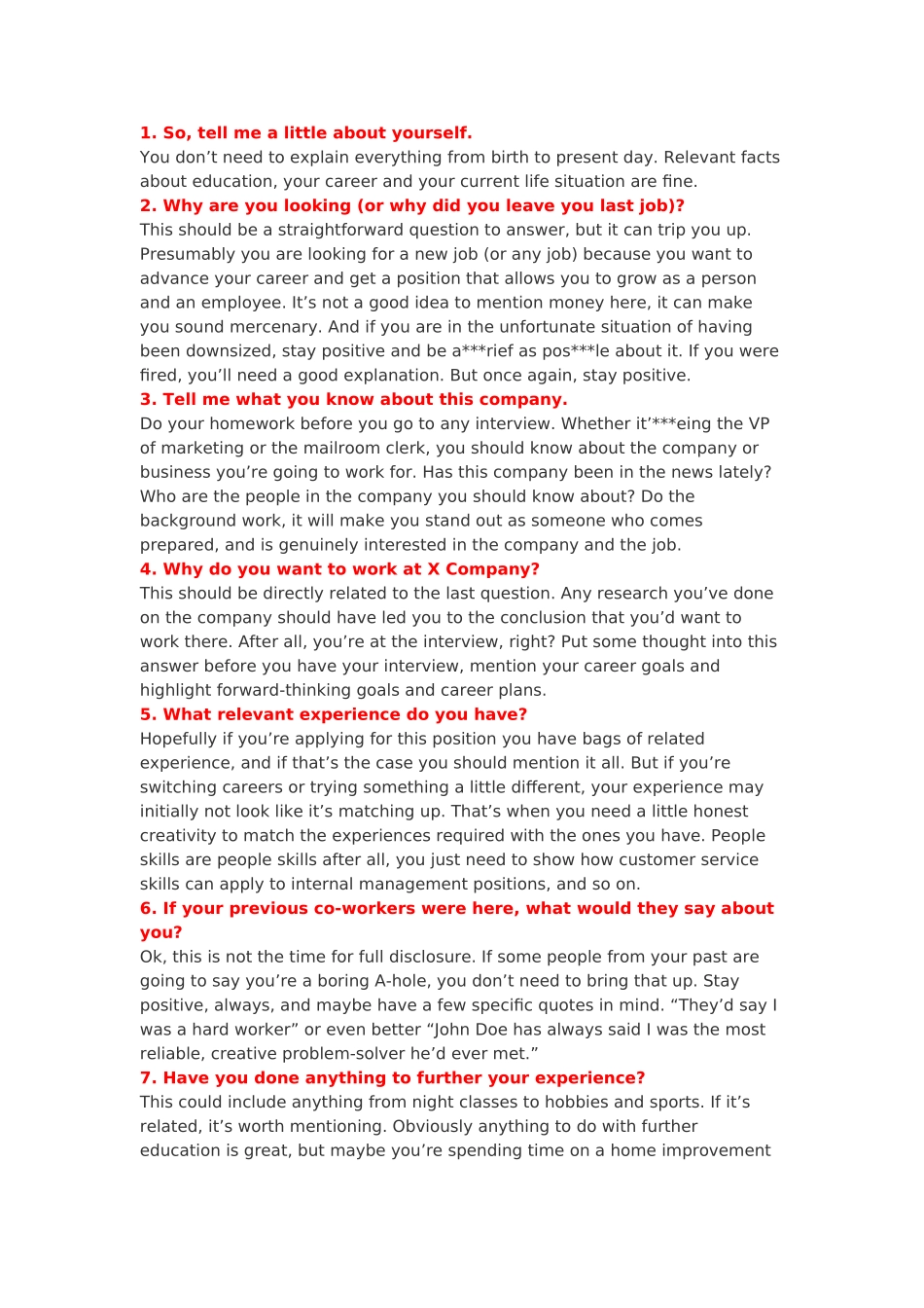 2025年求职面试英文版_第1页