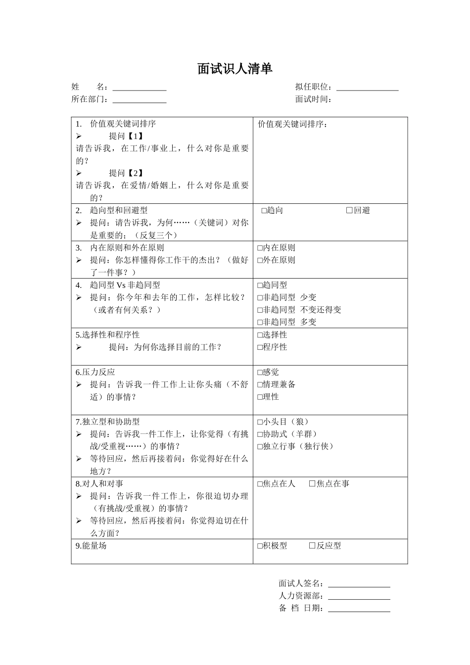 2025年面试识人清单_第1页