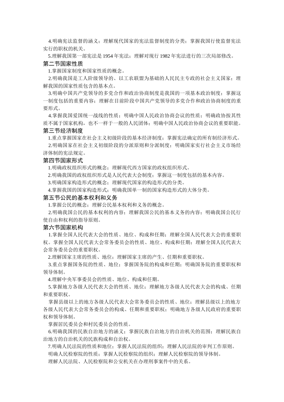 2025年法律考试大纲_第2页