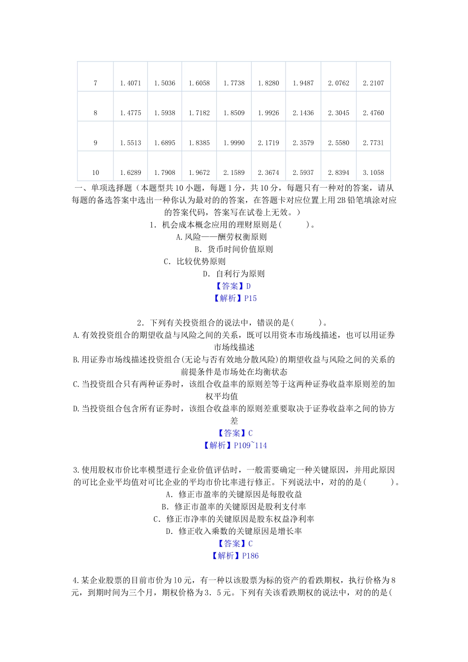2025年注册会计师考试之财务管理_第3页