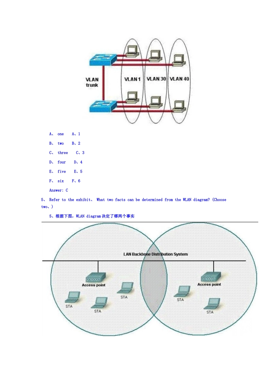 2025年CCNA考试题库中英文翻译版及答案_第2页