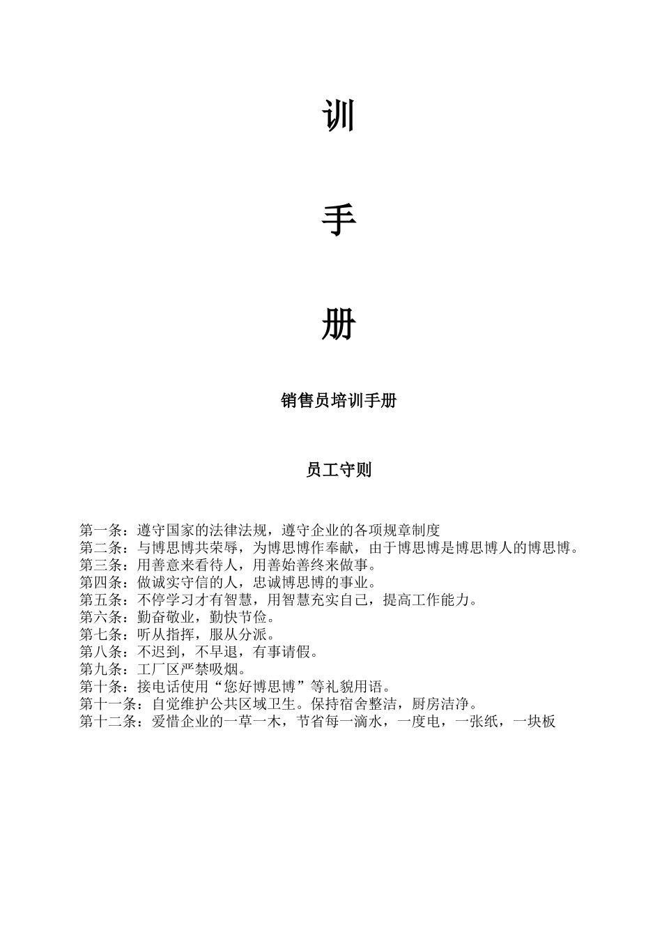 2025年销售员培训手册_第2页
