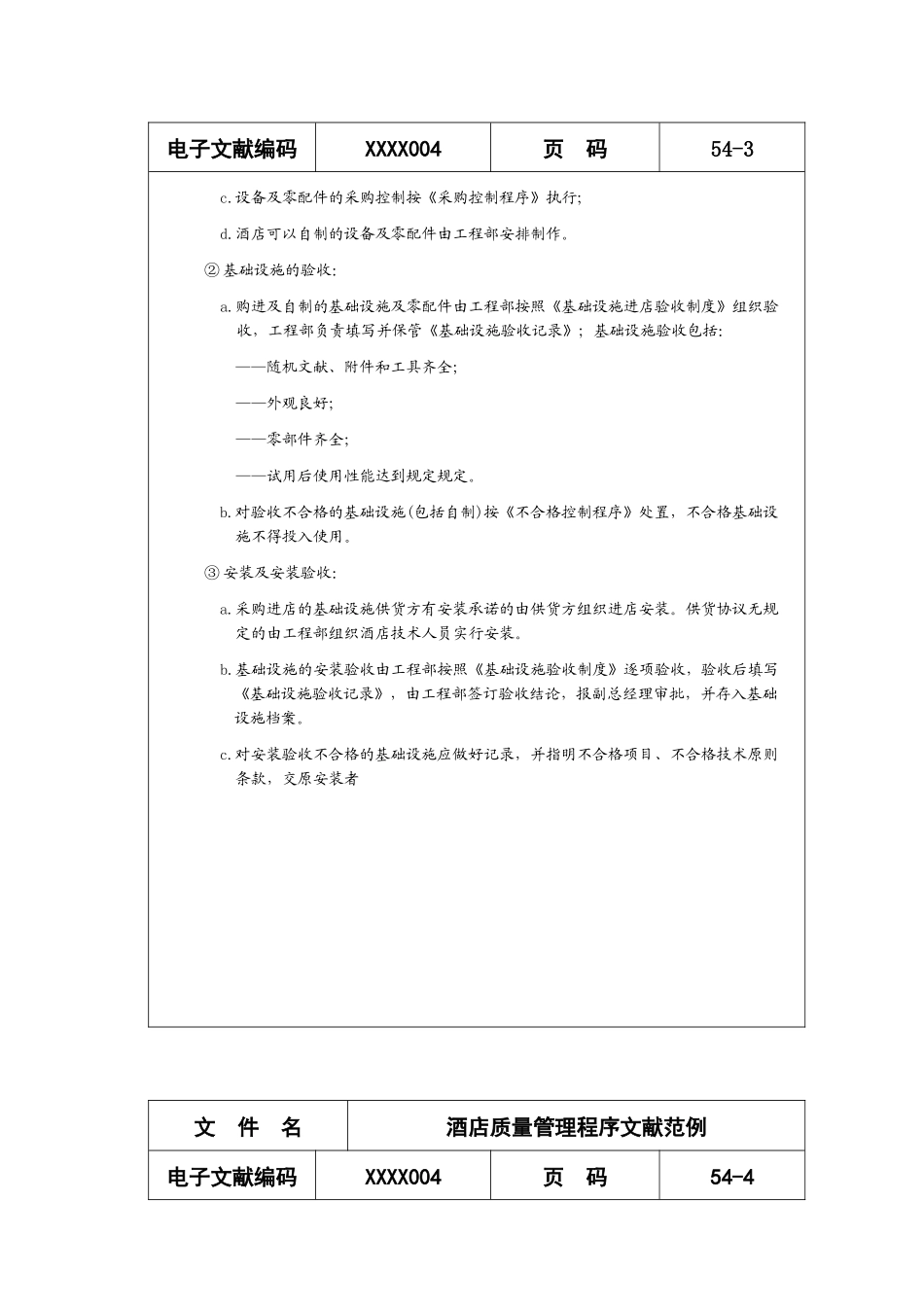 2025年酒店质量管理程序文件全套_第3页