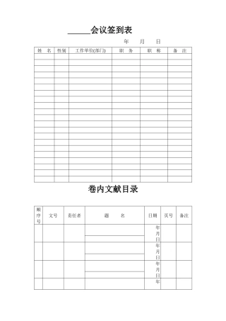 2025年质量认证各种表格非常全面