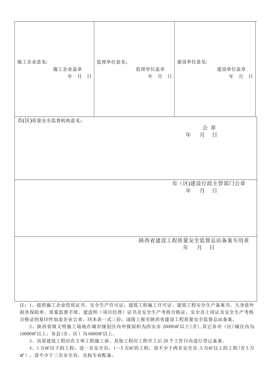 最新版《陕西省级文明工地全套表格》_第2页