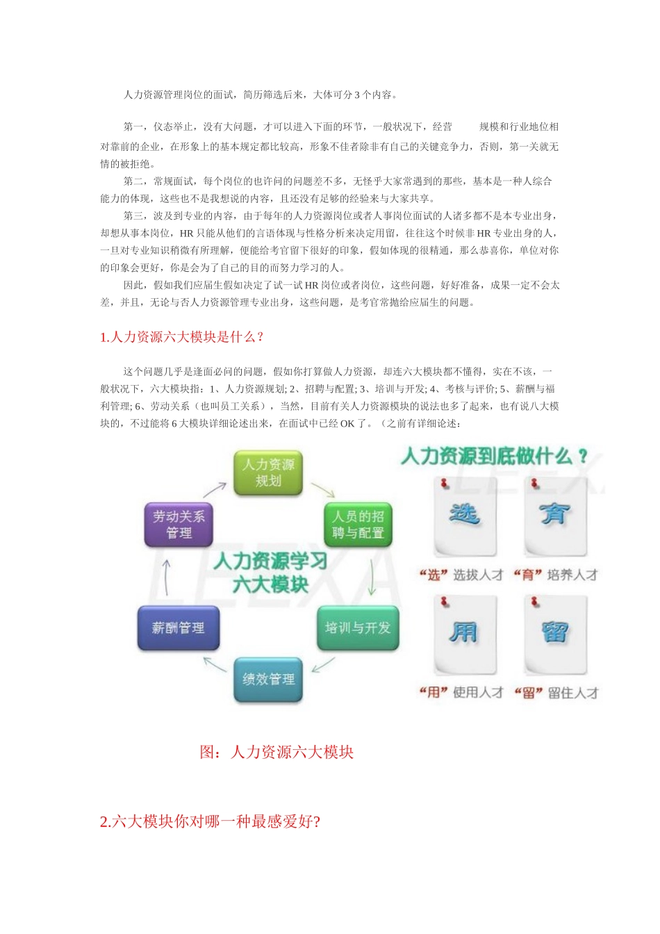 2025年面试HR岗位的基本准备资料讲解_第2页