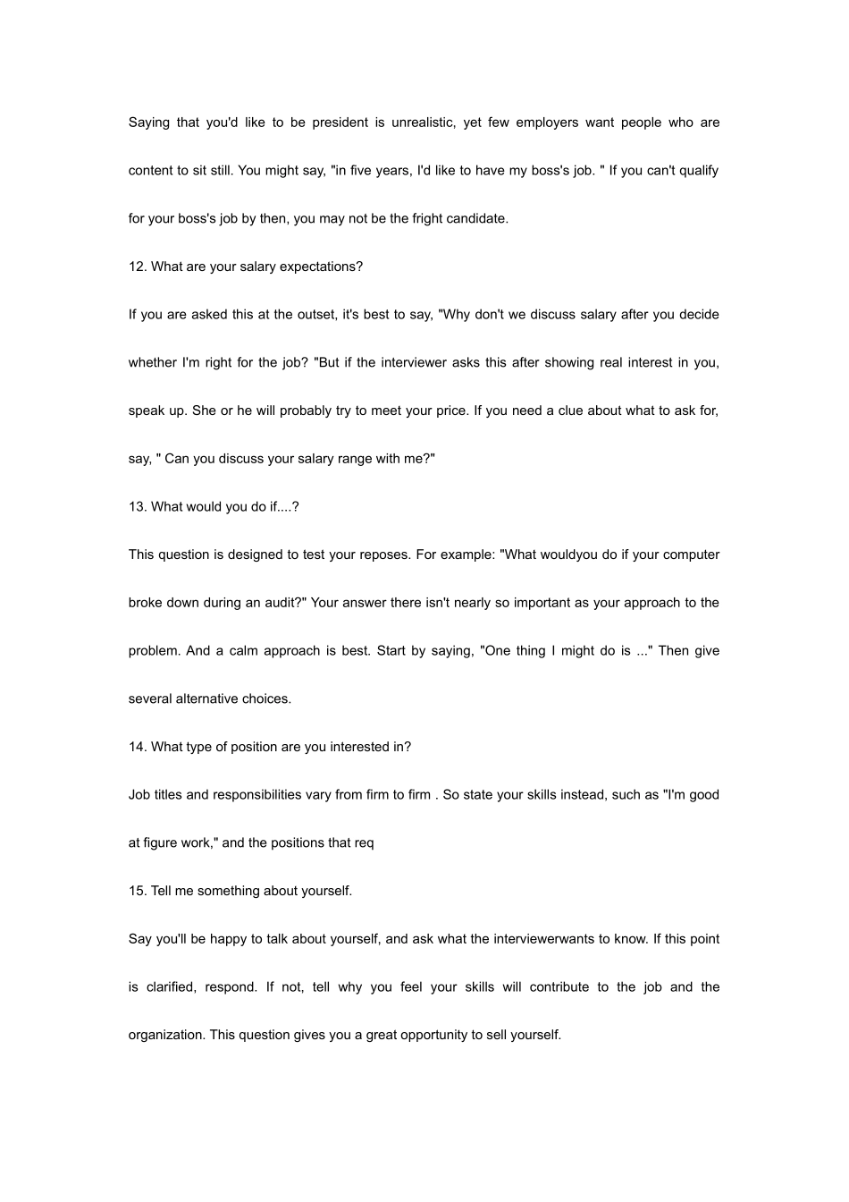 2025年面试英语常见问题_第3页