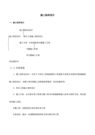 2025年一建工程施工设计方案与专项方案自己总结