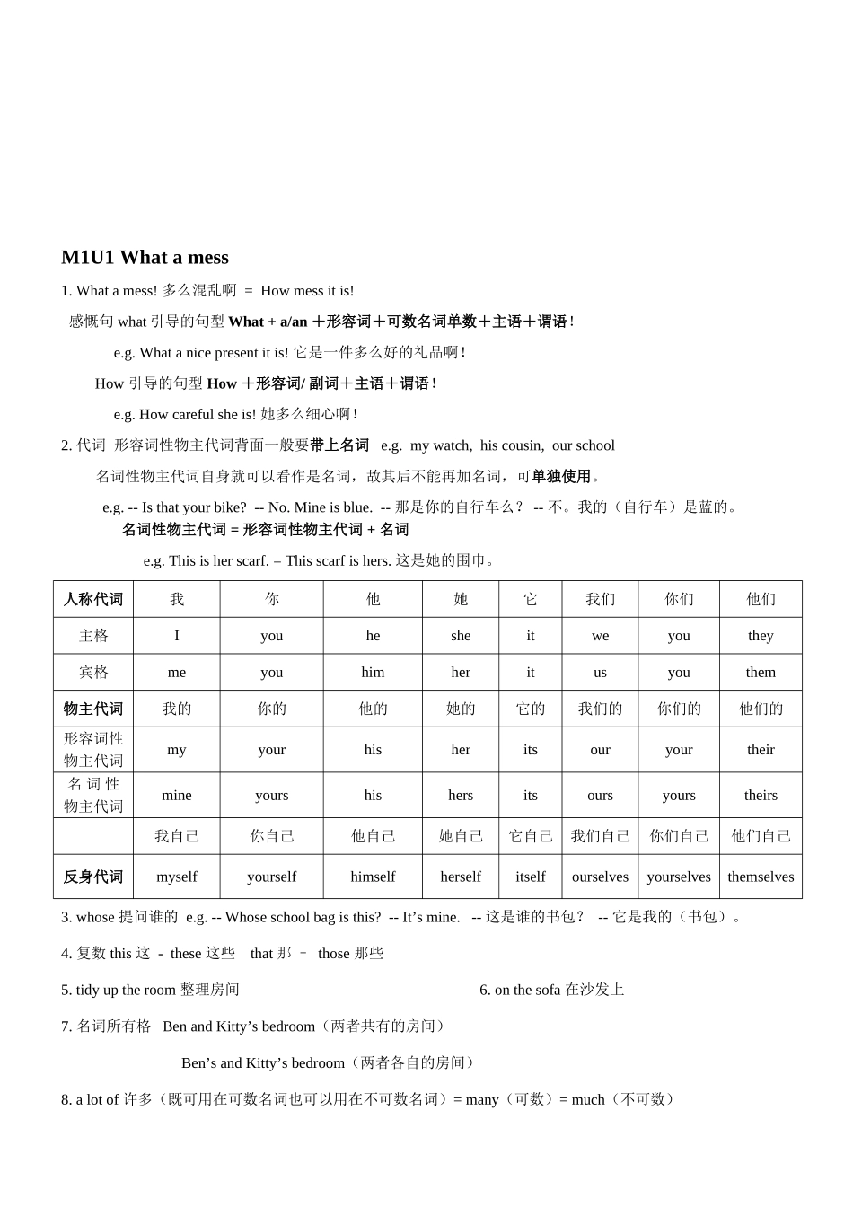 2025年上海牛津英语5B语法知识点复习只是分享_第1页