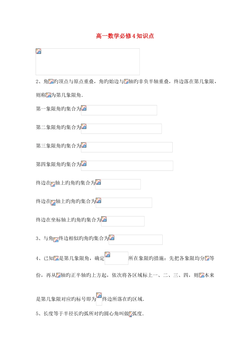2025年高中数学知识点网络新人教A版必修_第1页