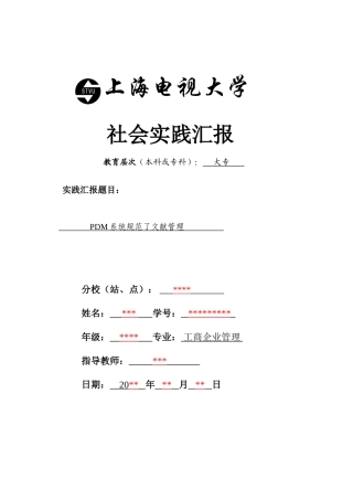 2025年上海电大开大社会实践报告