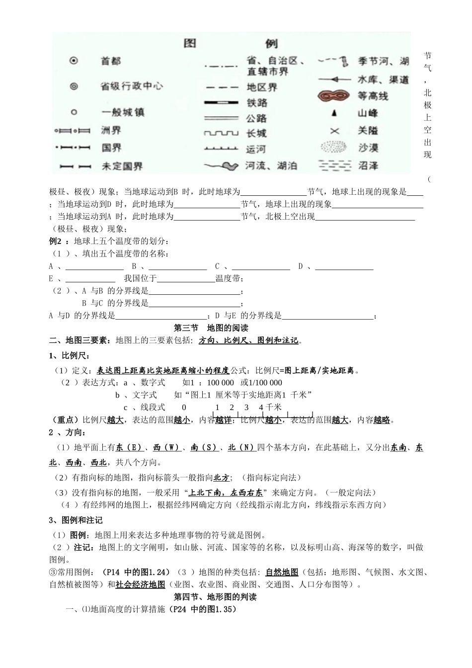 2025年初中地理知识点汇总人教版_第3页