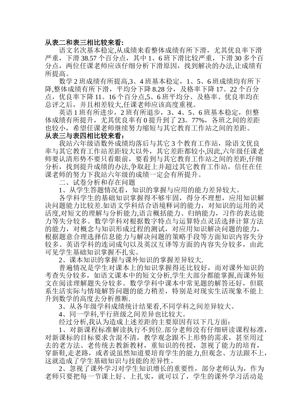 月考质量分析报告_第3页