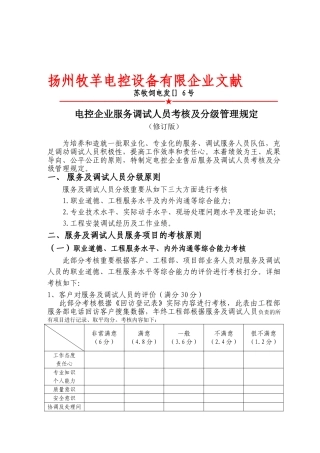 2025年出差人员考核及分级管理规定