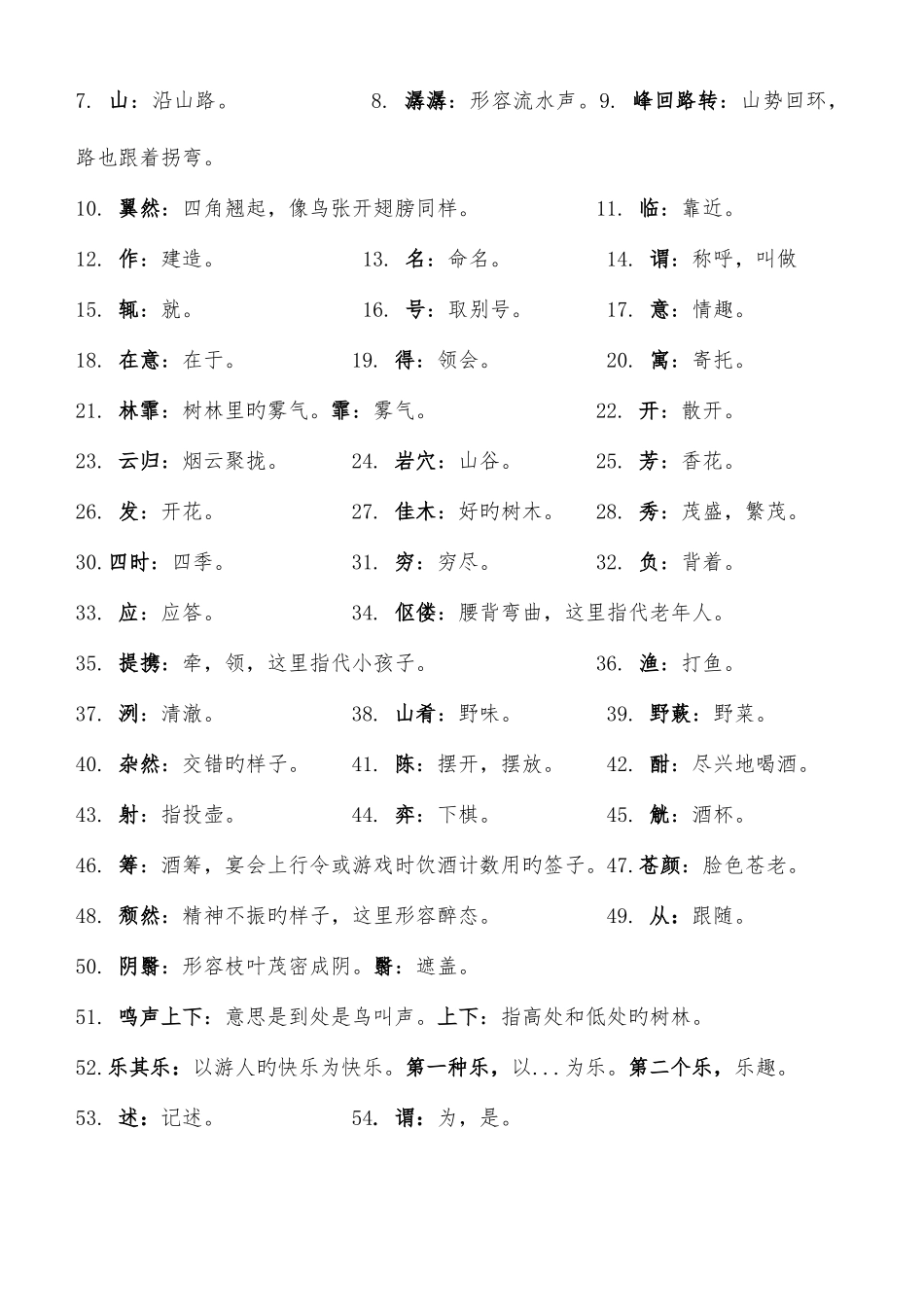 2025年醉翁亭记复习知识点_第3页