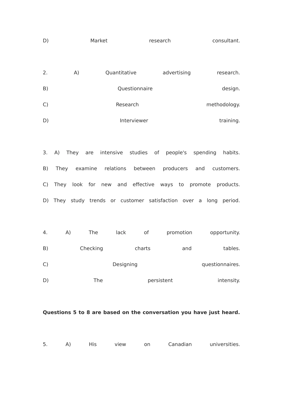 2025年6月英语六级考试真题附答案解析_第2页