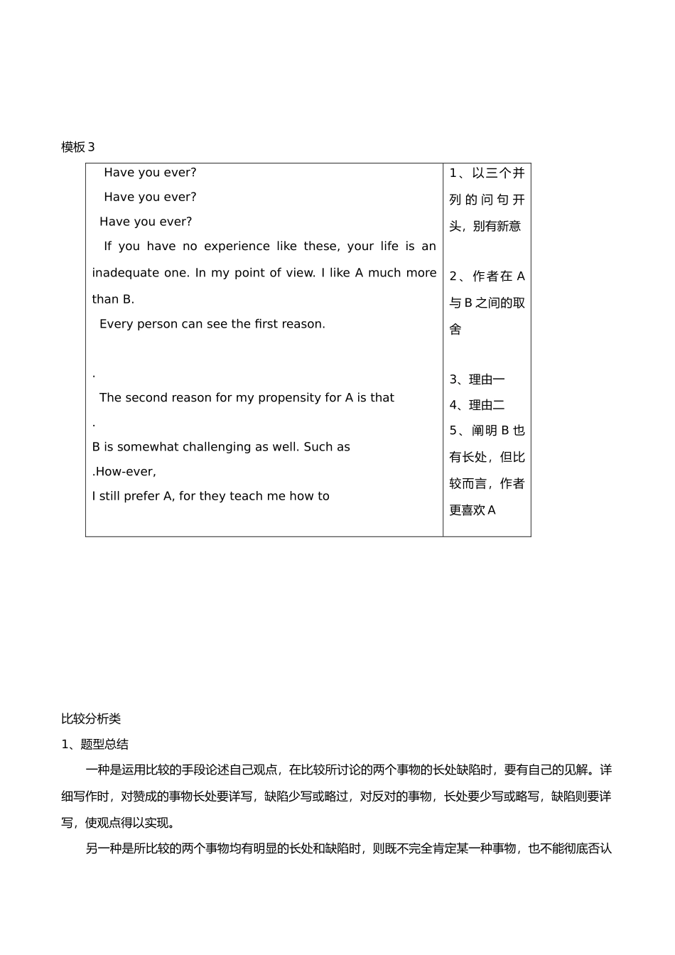 2025年MBA联考英语二作文万能模板及句式_第3页