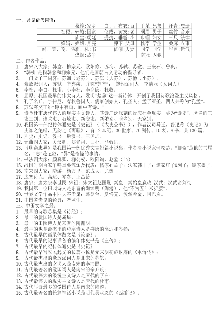 2025年小升初语文文学常识四大名著知识练习题教学文案_第2页